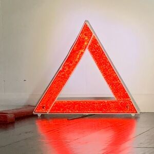 Talmu Reflective Hazard Triangle and Holder